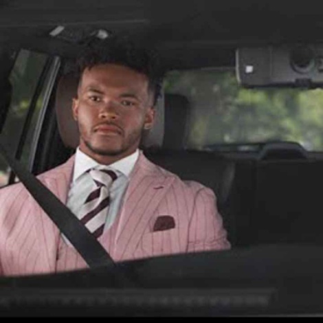 kyler Murray picture with car