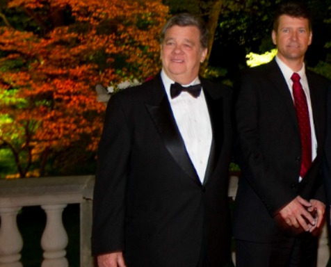 Todd Palin with his friend