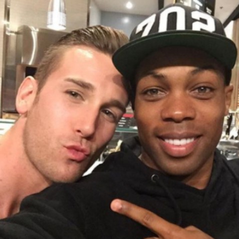 Todrick Hall with his Ex- partner, Jesse Petteson