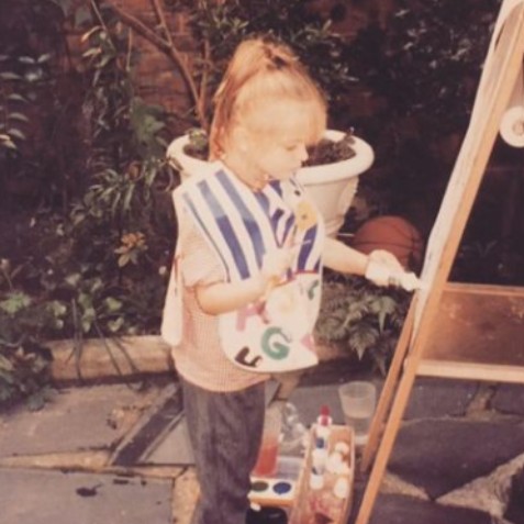 Frances Bean Cobain's childhood picture