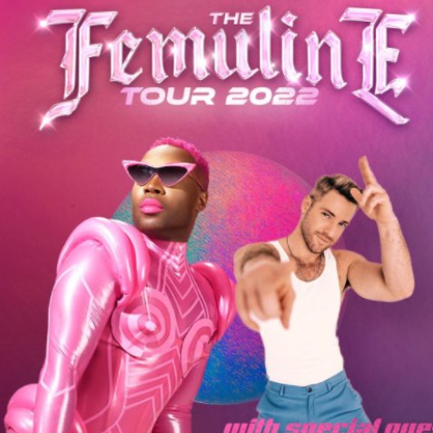Todrick Hall with his collegue in posture