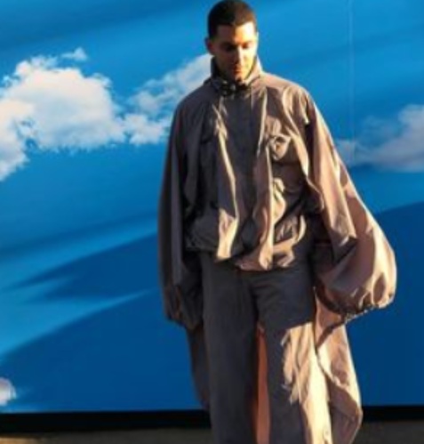Fai Khadra posing as model