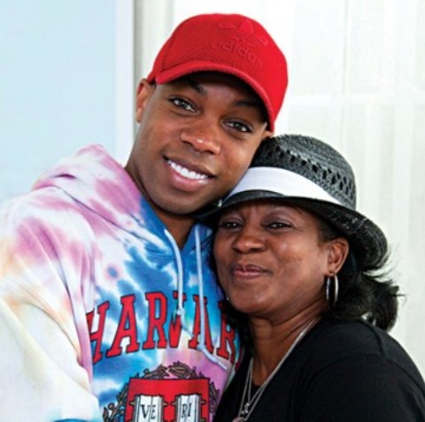 Todrick Hall's picture with mother
