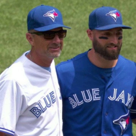 Kevin Pillar picture with father
