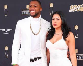 Allen Robinson with his girlfriend