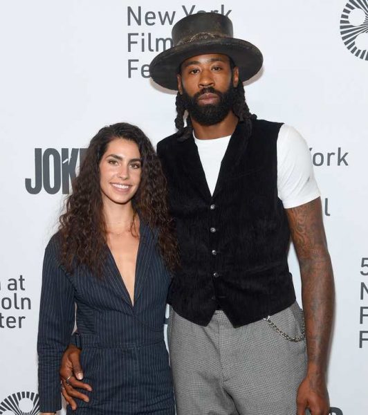 Bethany Gerber with her boyfriend DeAndre Jordan