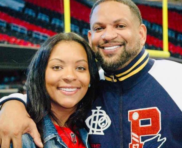 Breion Nicole Allen with her father