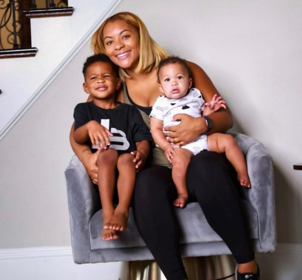 Breion Nicole Allen with her sons