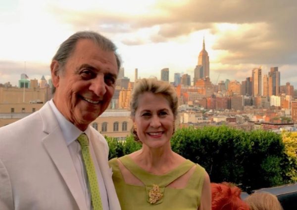 Carole Delgado with her husband Emilio Delgado