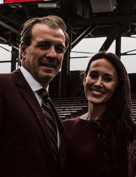 Courtney Fisher with her husband, Jimbo Fisher