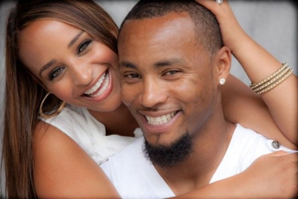 Giovanni Fortes and her husband, Rashard Lewis