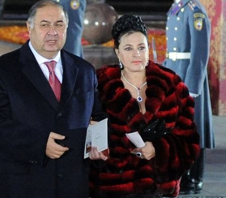 Irina Viner-Usmanova with her husband Alisher Usmanov