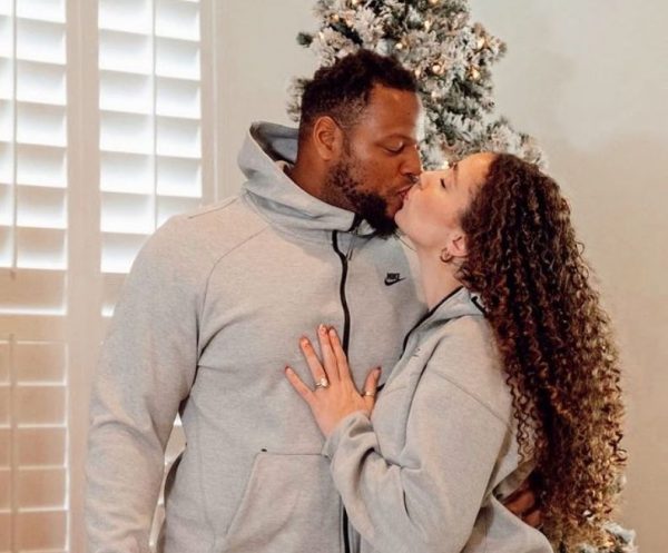Katya Suh with her husband
