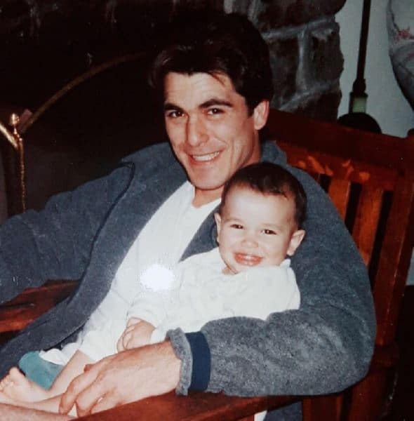 Michael-Schoeffling with his son