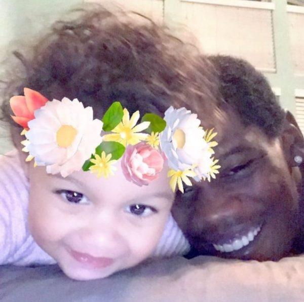 Randy Gregory with his daughter