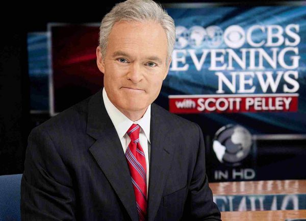 Scott Pelly during his anchoring in CBS Evening News