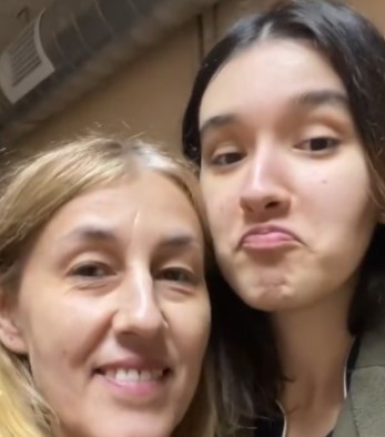 Valerissh with her mother