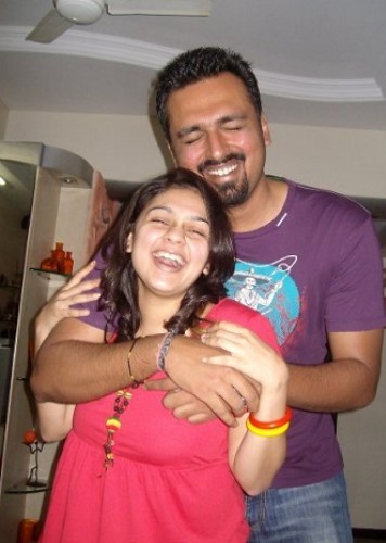 Varun Bangera with his ex-girlfriend Jinal