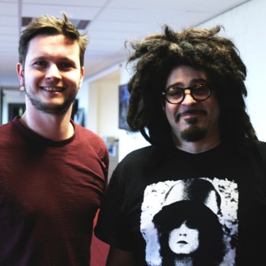 Adam Duritz spotted with one of his friend