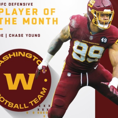Chase Young in cover