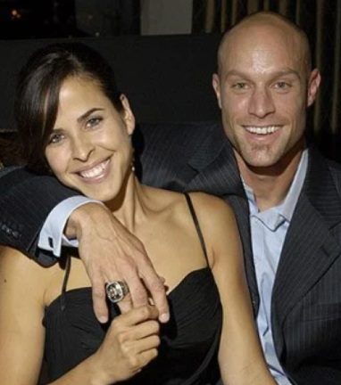Gabe Kapler with his ex-wife 