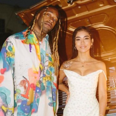 Jhene Aiko with co-star
