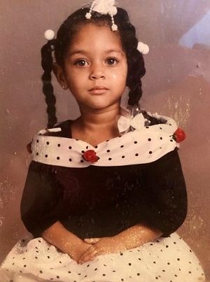 Childhood photo of Kia Proctor