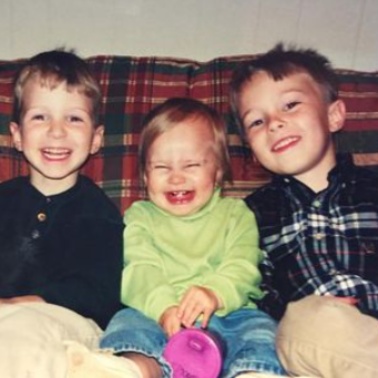 Drew Starkey's childhood pictures