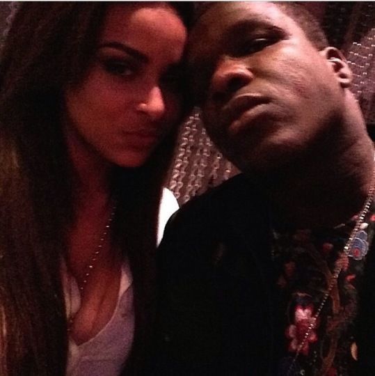 Frank Gore with Jasmine