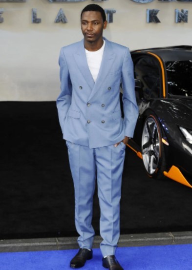 Jerrod Carmichael outside his car