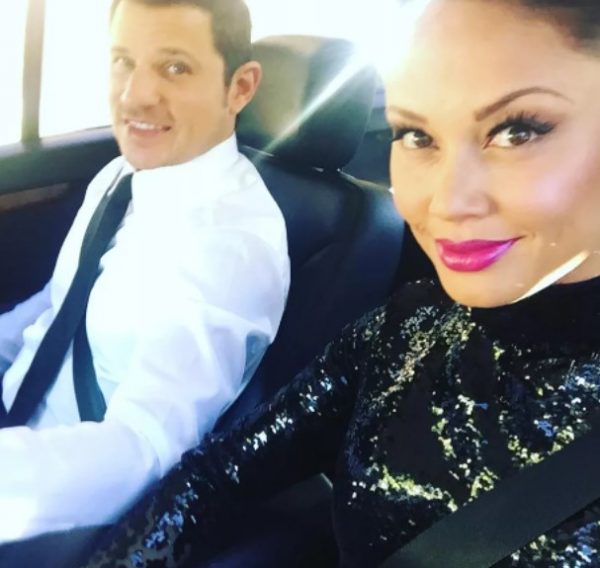 Nick and Vanessa inside their car