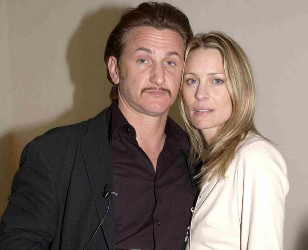 Robin Wright with her ex-husband SEan