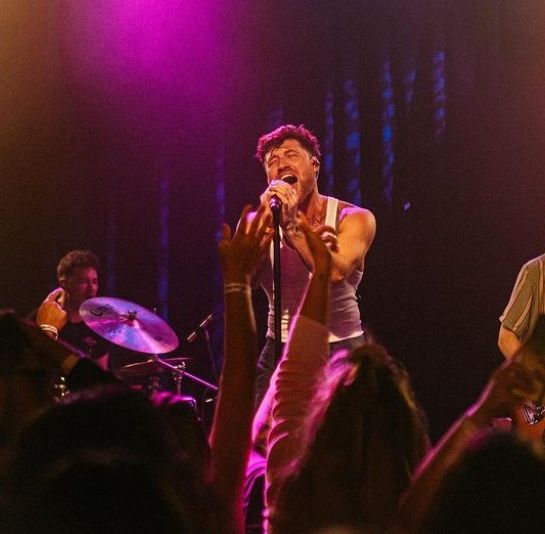Scotty Sire during his performance