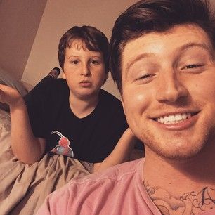 Scotty Sire with his brother