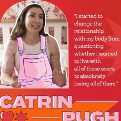 Catrin Pugh in cover