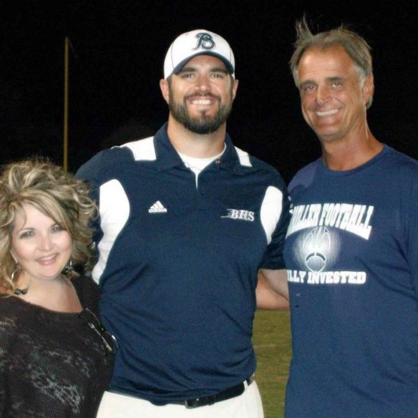 Derek Carr with his parents