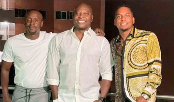 Freddy Rincon with his sons