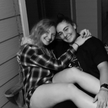 Lauren Barnett with her partner