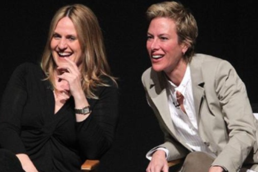 Linda Wallem with ex-girlfriend