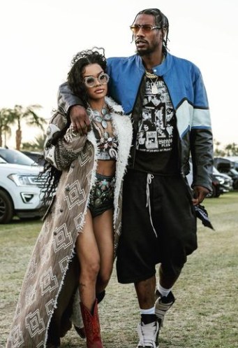 Iman Shumpert with wife 