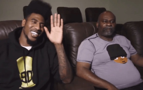 Iman Shumpert with father