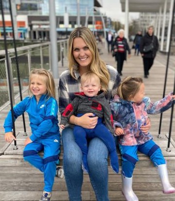 Erica May-Scherzer with children