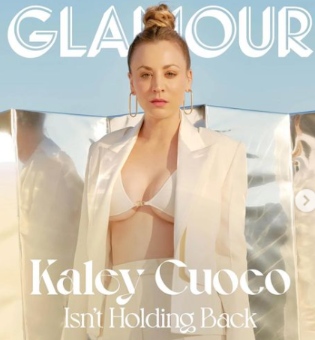 Kaley Cuoco in cover