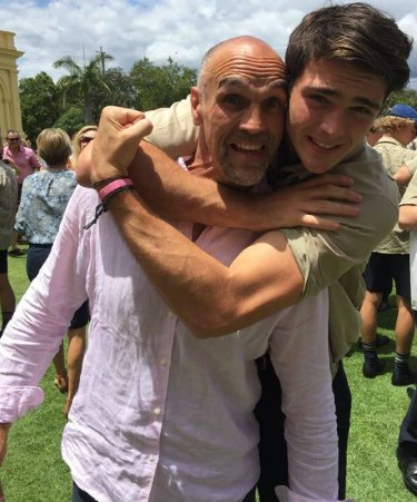 Jacob Elordi with father