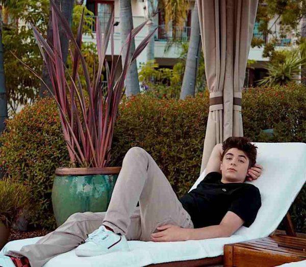 Asher Angel in the frame