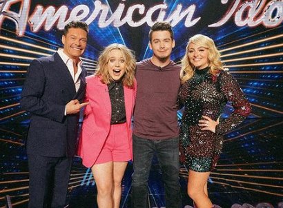 Leah Marlene with her judge