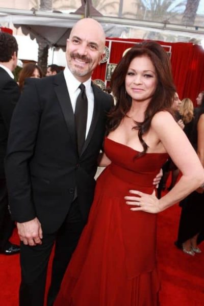 om Vitale posing on the red carpet with ex-wife 