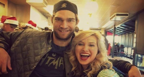 Hailee Nicole Strickland with her boyfriend