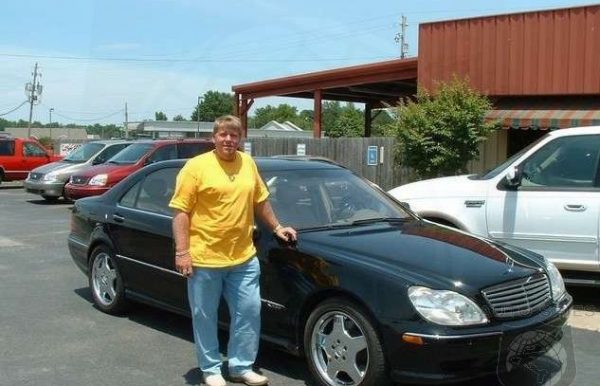 John Daly with his car 
