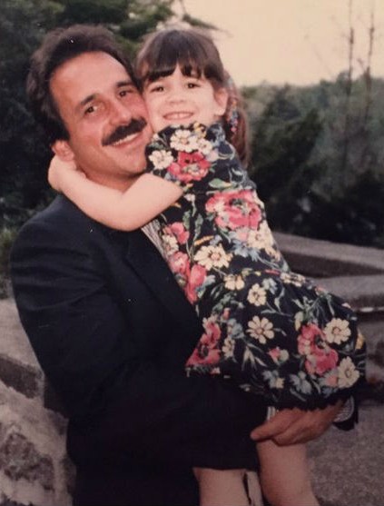 Abbi Jacobson with her father